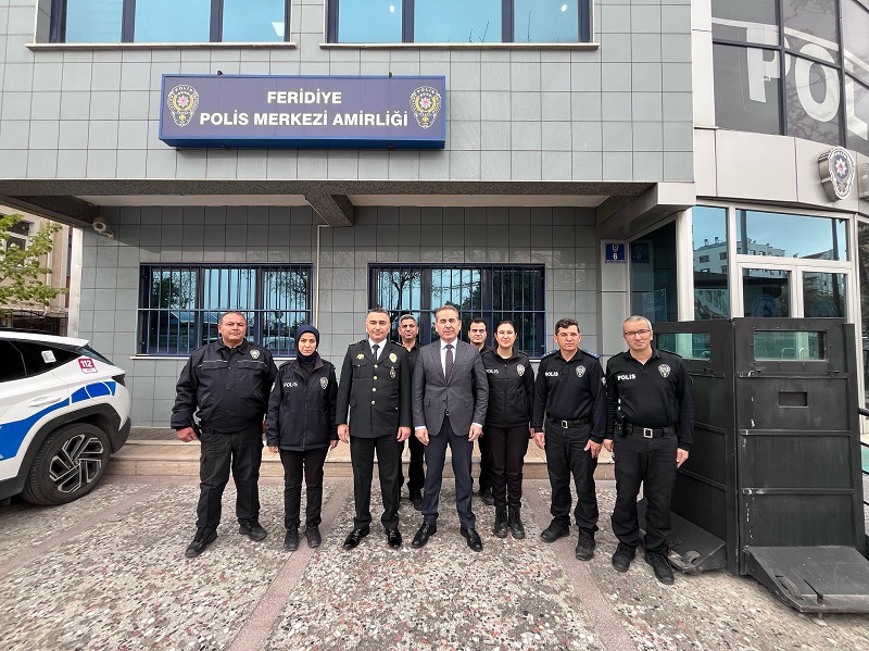 Kaymakam Yılmaz  Polis Haftası Münasebetiyle İlçe Emniyet Müdürlüğünü Ziyaret Etti