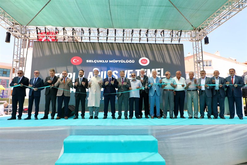 Gençlik Merkezi, Aile Merkezi ve Kur’an Kursu Açılışı ile Toplu Temel Atma Töreni